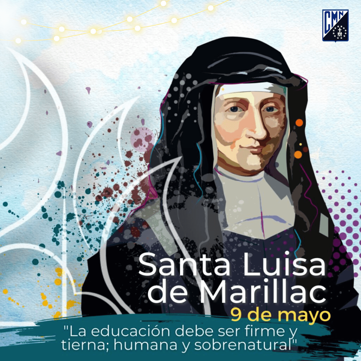 «HOY CELEBRAMOS A SANTA LUISA DE MARILLAC, PATRONA DE LAS OBRAS ...